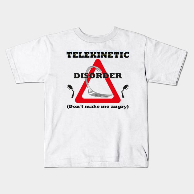 Telekinetic Disorder Kids T-Shirt by GilbertoMS